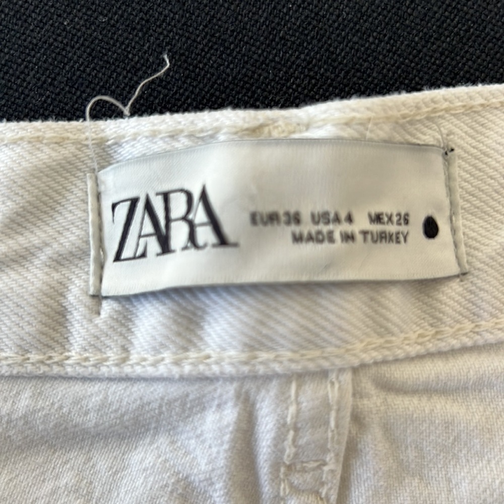 Zara white denim jeans - Picture 2 of 5